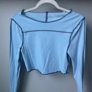 Light blue long sleeve shirt